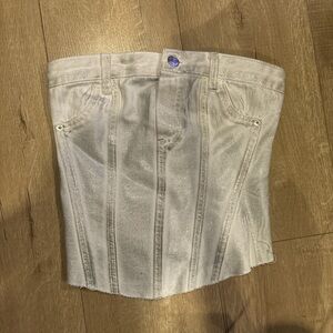 Zara Denim Corset